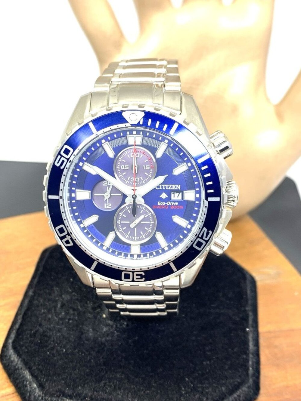 Citizen Mens Watch Eco-Drive CA0710-58L Promaster Blue Dial Stainless Steel 44mm